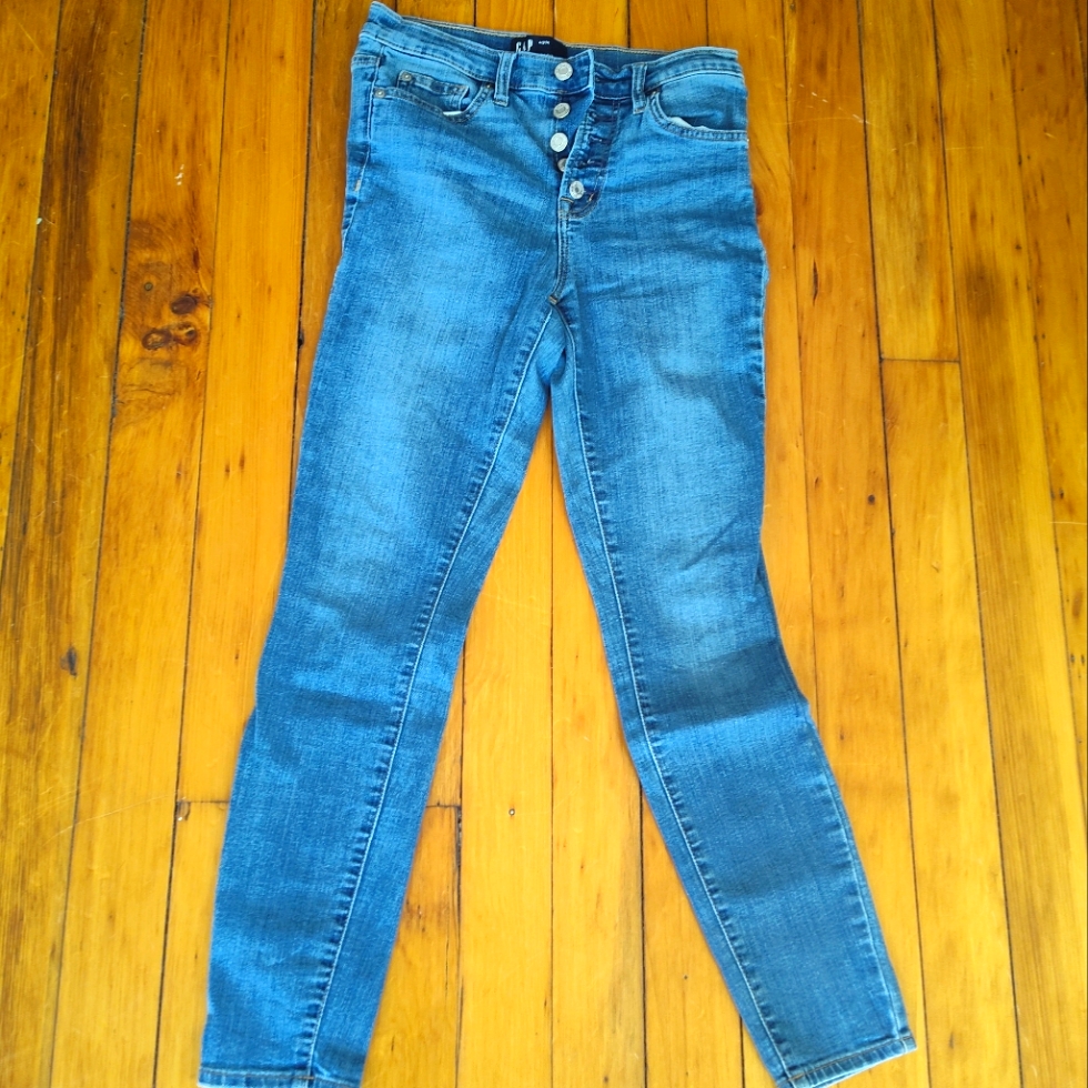 Gap Denim Leggings In Medium Indigo Gap Denim Leggings In Medium Indigo